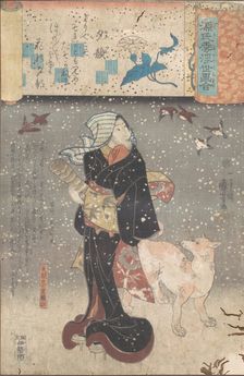 Evening Faces, ca. 1845-46. Creator: Utagawa Kuniyoshi
