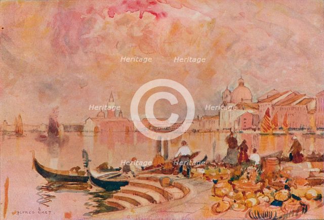 'Evening Glow, Venice', c1895. Artist: Alfred Edward East.