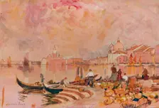 Evening Glow, Venice c1895. Artist: Alfred Edward East