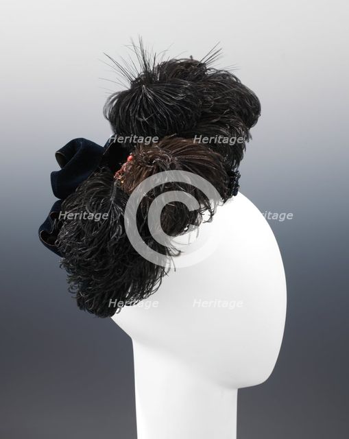 Evening hat, American, ca. 1888. Creator: Carpenter.