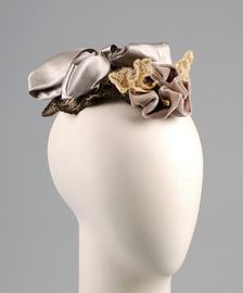 Evening hat, American, ca. 1895. Creator: Madame Tierce