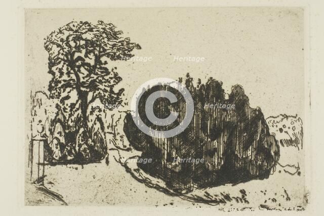 Evening in the Park, 1903. Creator: Edvard Munch.