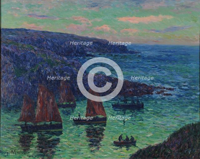 Evening in Douëlan, 1902. Creator: Moret, Henry (1856-1913).