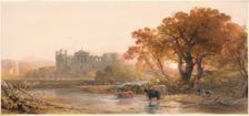 Evening in Italy—the Deserted Villa, 1845. Creator: Samuel Palmer