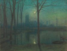 Evening in Royston, 1914-1919. Creator: Charles Mertens