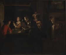 Evening Interior, 1651. Creator: Wolfgang Heimbach