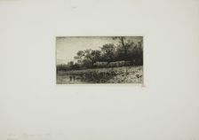 Evening Landscape, 1850. Creator: Charles Emile Jacque