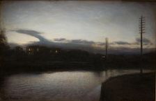 Evening Landscape, 1886. Creator: Julius Paulsen