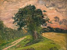 Evening landscape, Tisvilde, 1905. Creator: Albert Gottschalk