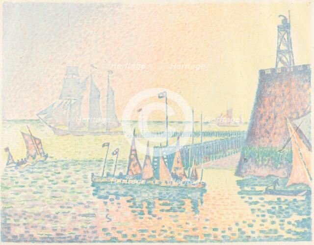 Evening (Le soir), 1898. Creator: Paul Signac.