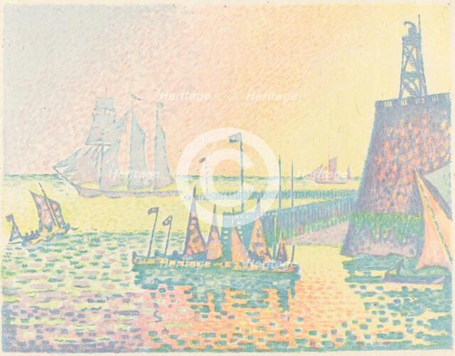 Evening (Le soir), 1898. Creator: Paul Signac.
