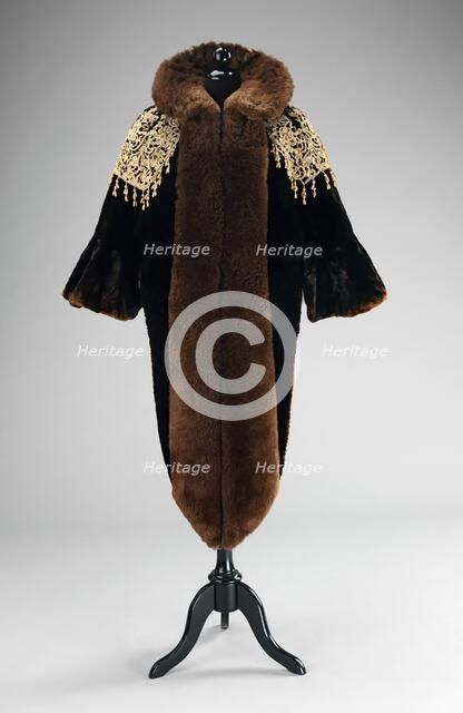 Evening mantle, French, ca. 1887. Creators: House of Worth, Charles Frederick Worth.