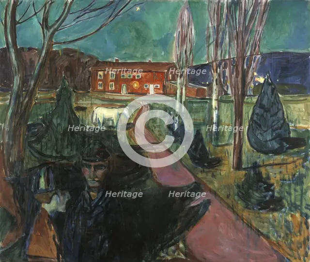 Evening Mood. Artist: Munch, Edvard (1863-1944)