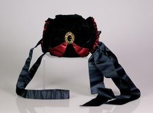 Evening muff, American, 1880-89. Creator: Unknown