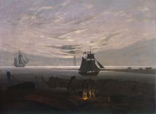 Evening on the Baltic Sea, 1831. Artist: Friedrich, Caspar David (1774-1840)