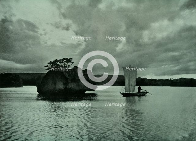 'Evening on the Inland Sea', 1910. Creator: Herbert Ponting.