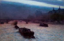 Evening on the Seine, 1893. Creator: Aleksander Gierymski