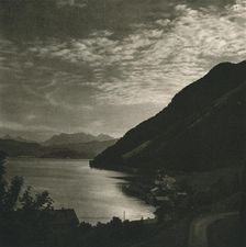 Evening on the Walchensee 1931. Artist: Kurt Hielscher