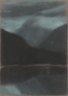 Evening on Strbske pleso, 1934. Creator: Zolo Palugyay
