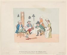 Evening, or, the Man of Feeling, May 1, 1803., May 1, 1803. Creator: Thomas Rowlandson