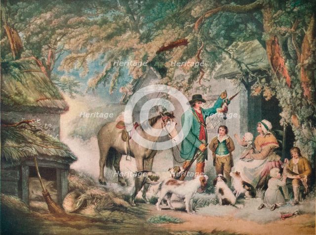Evening or the Sportsman's Return, 1795, (1919). Artist: Joseph Grozer