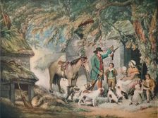 Evening or the Sportsman's Return, 1795, (1919). Artist: Joseph Grozer