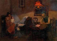 Evening Prayer, 1910-1911. Creator: Gustav Mally