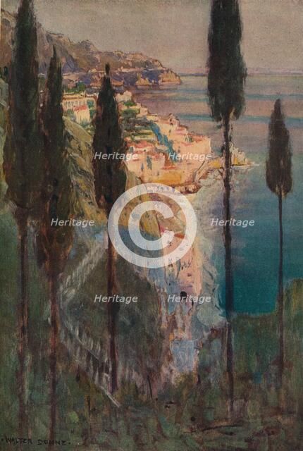 Evening Shadows, Amalfi, c1887-1906, (1906-7). Artist: Walter J Donne