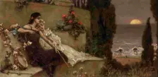 Evening Silence. Artist: Kotarbinsky, Vasilii (Wilhelm) Alexandrovich (1849-1921)