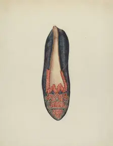 Evening Slipper, c. 1937. Creator: William Kieckhofel