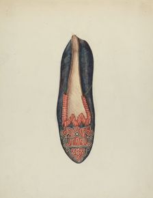 Evening Slipper, c. 1937. Creator: William Kieckhofel