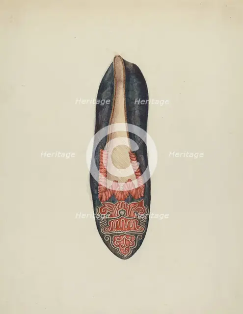 Evening Slipper, c. 1937. Creator: William Kieckhofel.