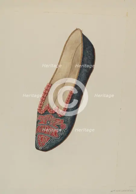 Evening Slipper, c. 1937. Creator: William Kieckhofel.