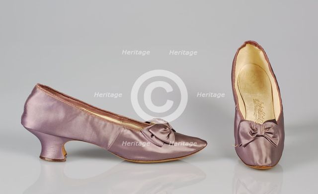 Evening slippers, American, ca. 1894. Creator: J. & J. Slater.