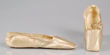 Evening slippers, British, 1845-65. Creator: Melnotte