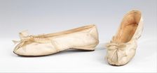 Evening slippers, European, 1805-15. Creator: Unknown