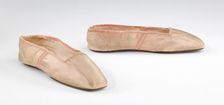 Evening slippers, probably American, 1830-45. Creator: Unknown