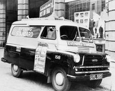 Evening Standard delivery van, London, (c1960s?). Creator: Unknown