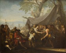 Event at a Military Camp (Wedding at a Military Camp), 1711. Creator: Georg Philipp Rugendas