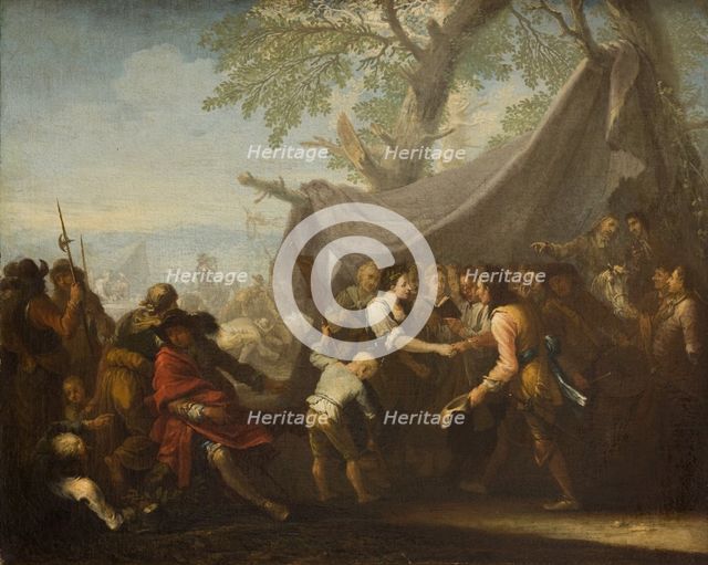 Event at a Military Camp (Wedding at a Military Camp), 1711. Creator: Georg Philipp Rugendas.