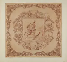 Event Handkerchief, c. 1941. Creator: Hubbell McBride