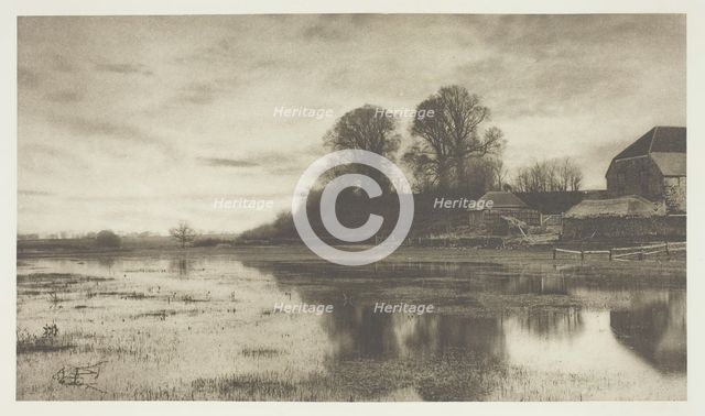 Eventide, c. 1880/90, printed April 1890. Creator: J. B. B. Wellington.