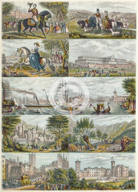 Events of 1851. Artist: Unknown.