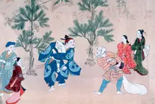 Events of the Year in the Floating World 1695-1700. Artist: Furuyama Moroshige