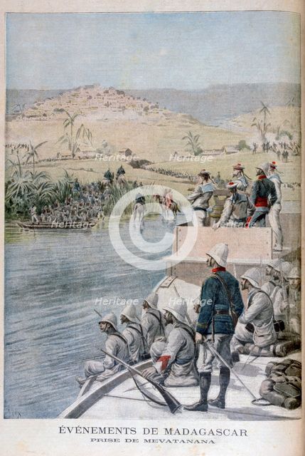Events in Madagascar: The Capture of Mevatanana, 1895. Artist: Henri Meyer