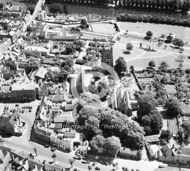 Evesham, Worcestershire, 1947. Artist: Aerofilms.