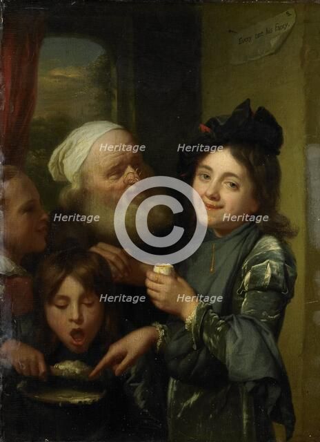 'Every one his fancy', 1670-1675. Creator: Godfried Schalcken.