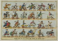 Every Man on his Perch, 1819. Creator: Isaac Robert Cruikshank