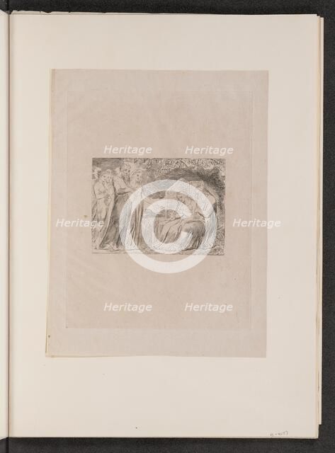 Every Man Also Gave Him a Piece of Money, 1825. Creator: William Blake.