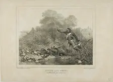Every Man for Himself!, 1833. Creator: Auguste Raffet